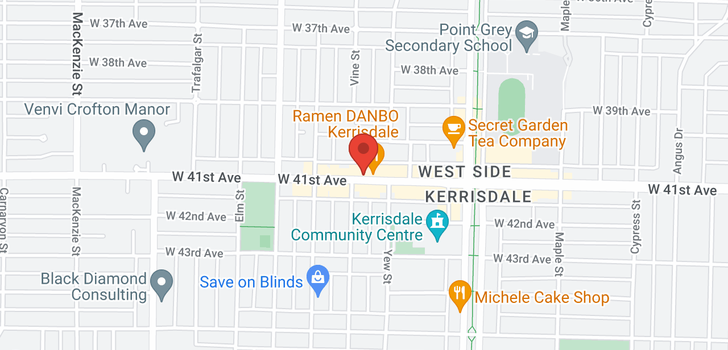 map of 2295 W 41ST AVENUE
